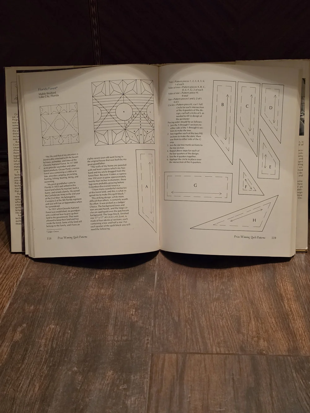 Prize Country Quilts 1977 craft book by Mary Elizabeth Johnson